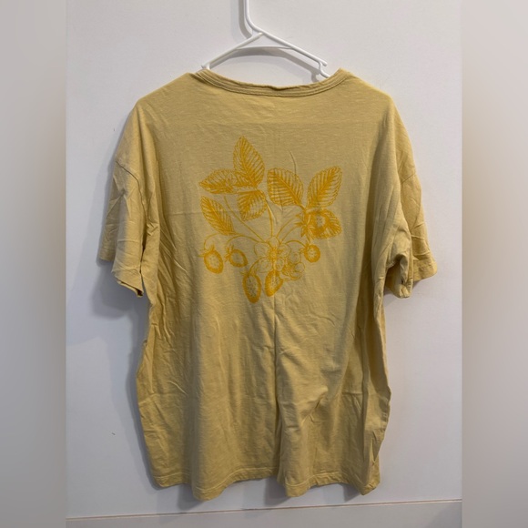 Aerie Fleur Yellow Graphic Tee size Medium - Picture 3 of 3